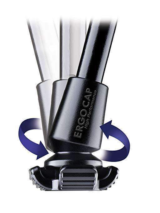 ErgoActives Ergocap High Performance Universal Rubber Crutch Tip - Senior.com Crutch Tips & Accessories